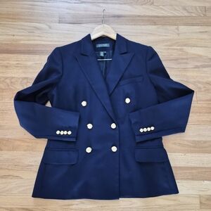 Ralph Lauren Navy Blazer with Gold Buttons